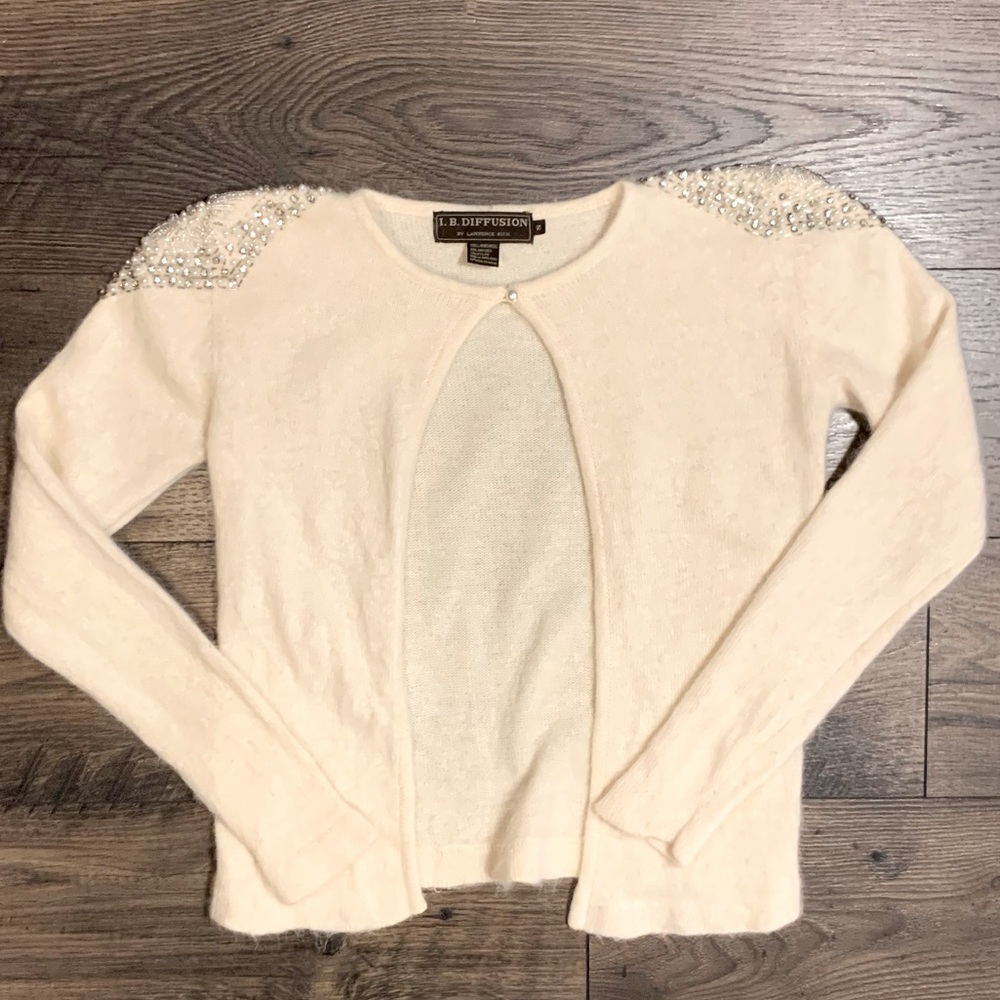 I.B. Diffusions | Vintage wool/beaded shoulder